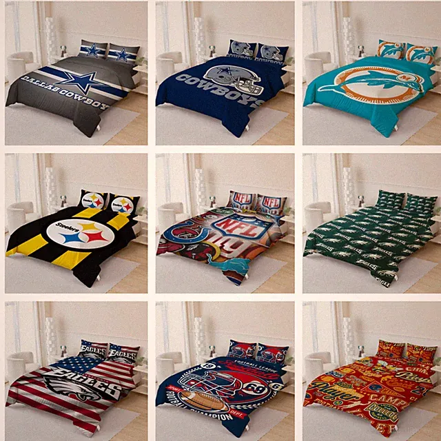 3D Cowboy Sign Letter Background Quilt Cover Duvet Cover Comforter set