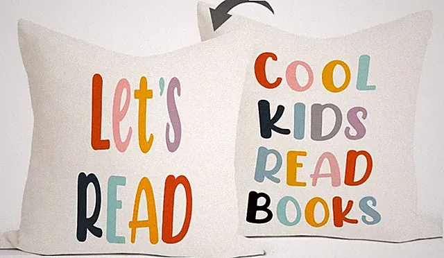 Classroom Reading Kids Decorative Pillows Covers for Bed 18X18, School Girl Styl