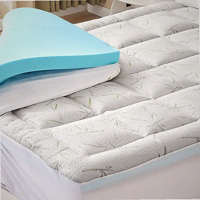 Mattress Topper, Premium Dual Gel Memory Foam Topper for Enhanced Sleep, Cool...