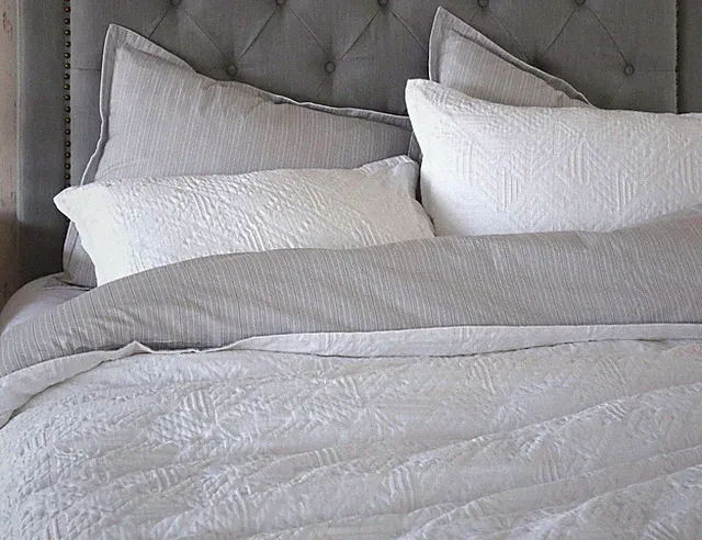 meadow park Matelasse Duvet Cover Set, 100% Cotton, Pre-Washed, Soft & Cozy,...