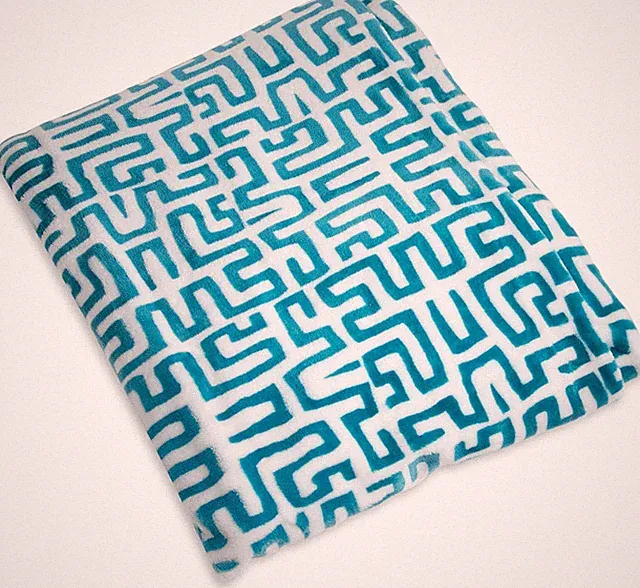 NIKKI CHU Throw Blanket - Soft, Decorative Blankets for Bed/Couch, 50" x 70"