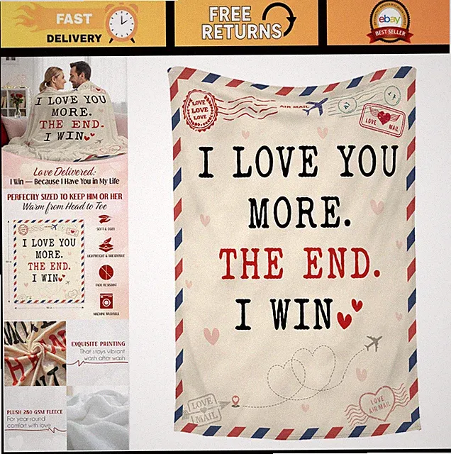 Romantic Fleece Throw Blanket 50x60 - Anniversary Gifts for Couples, Birthday &