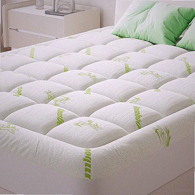 Ultra Soft Mattress Topper, Viscose Derived from Bamboo, Thick Pillow Top Mat...